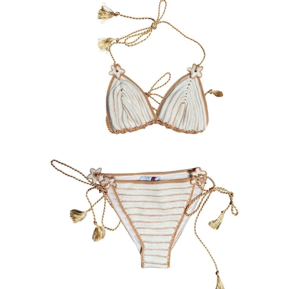 MYBEACHYSIDE Sand Castle Bikini - Size L - NWT